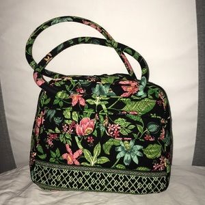 VERA BRADLEY Tropical Floral Bowler Satchel